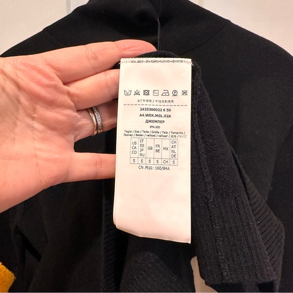 NewSeason Weekend Max Mara Silk  and Wool Polo-Neck Sweater Sz:S Fall/Winter - Picture 12 of 15